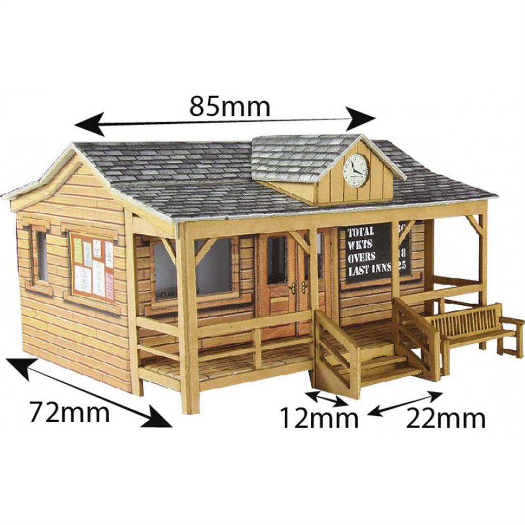 Metcalfe OO PO410 Wooden Pavilion Card Kit