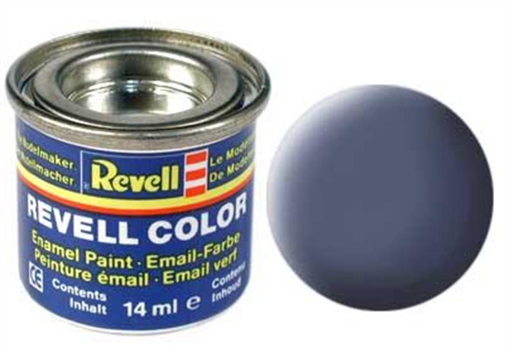 Revell  REV57 57 Matt Grey 14ml Enamel Paint Tinlet