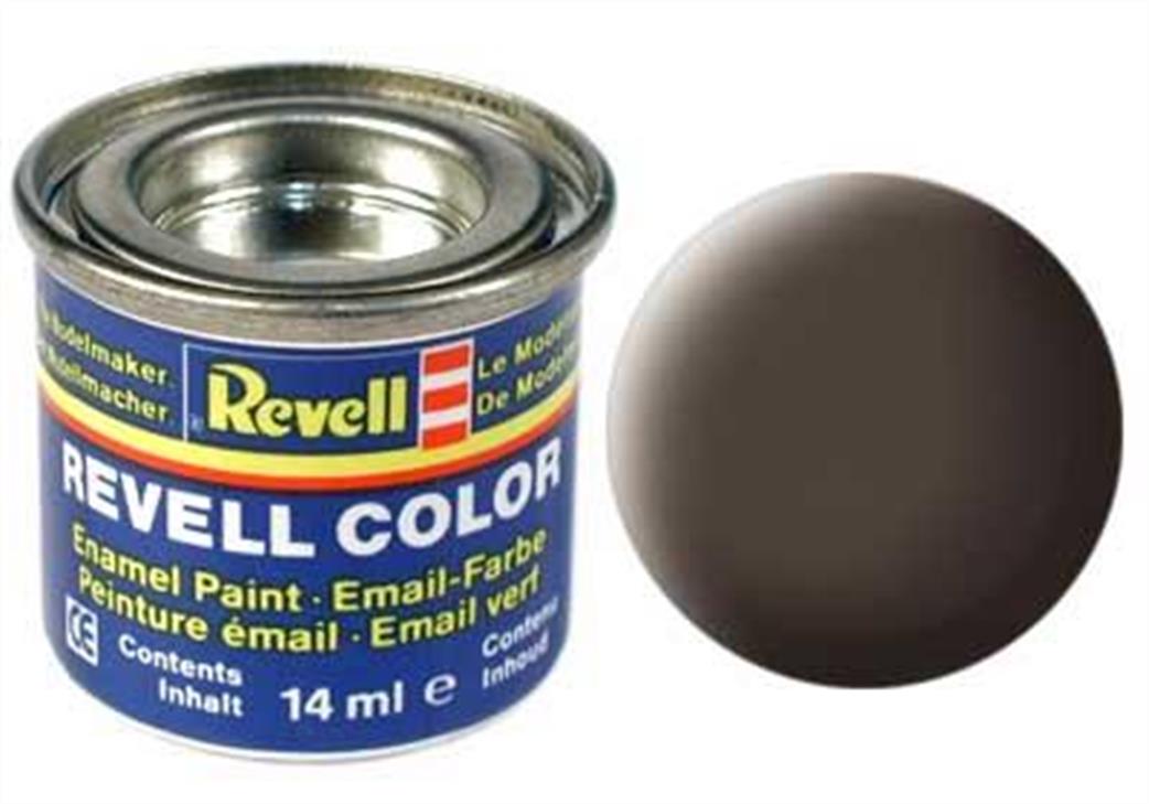 Revell  REV84 84 Leather Brown 14ml Enamel Paint Tinlet