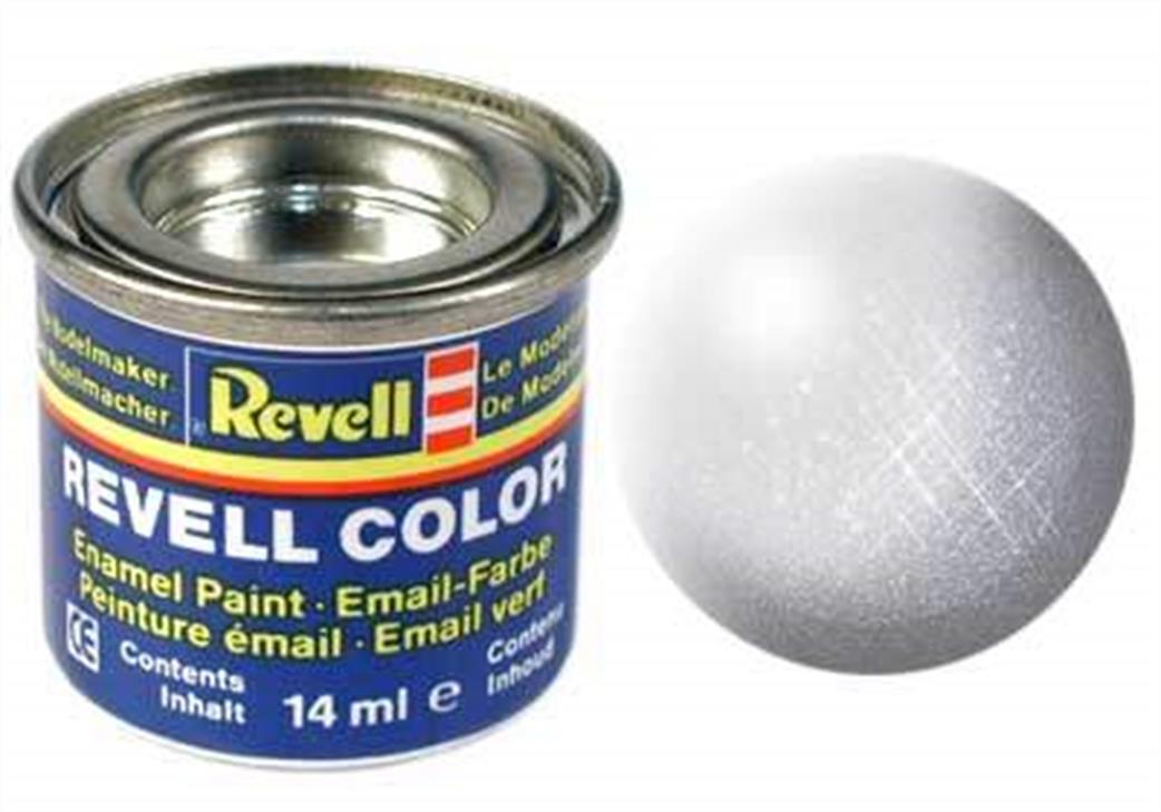 Revell  REV99 99 Metallic Aluminium 14ml Enamel Paint Tinlet