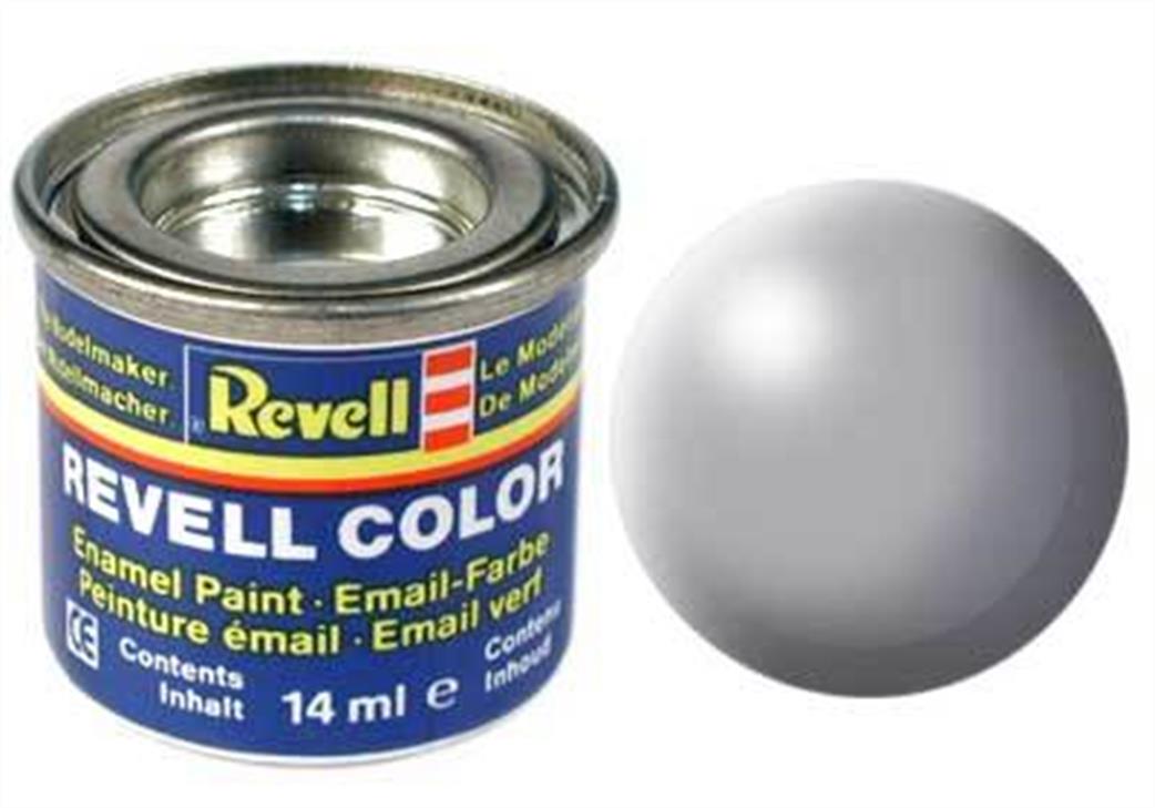 Revell  REV374 374 Satin Grey 14ml Enamel Paint Tinlet