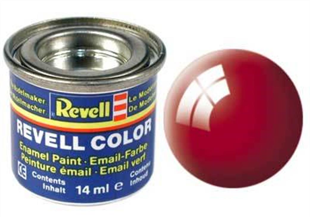 Revell  REV31 31 Gloss Fiery Red 14ml Enamel Paint Tinlet