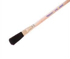 Premier Brush Co P60 Dope Brush for Dopes &amp; GluesBlack goats hair Glue brush with tin ferrule and natural wood handle