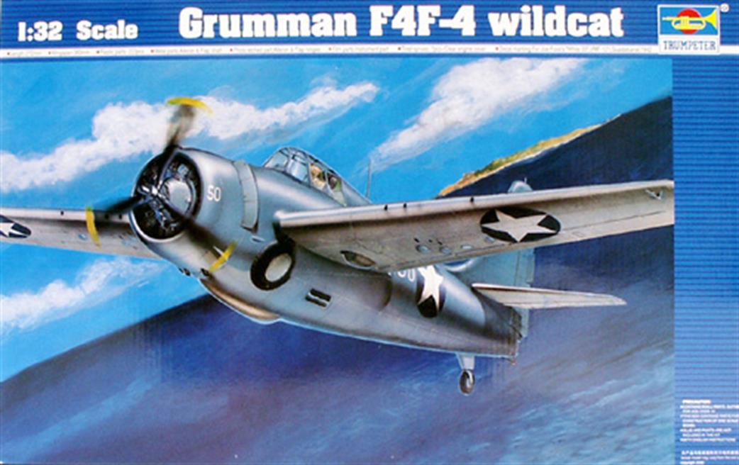 Trumpeter 02223 USAF F4f-4 Wildcat Fighter 1/32