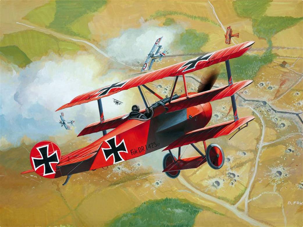 Revell 1/72 04116 Fokker DR. 1 Tri-Plane WW1 Fighter Kit