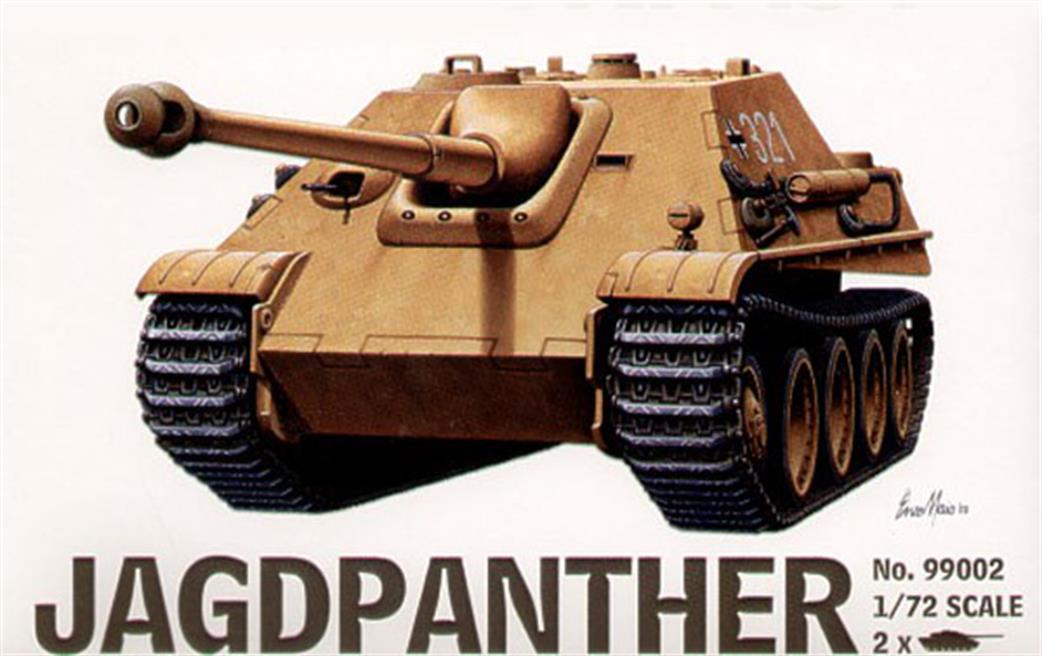 Armourfast 1/72 99002 German Jagdpanther Tank Wargamers Twin Pack
