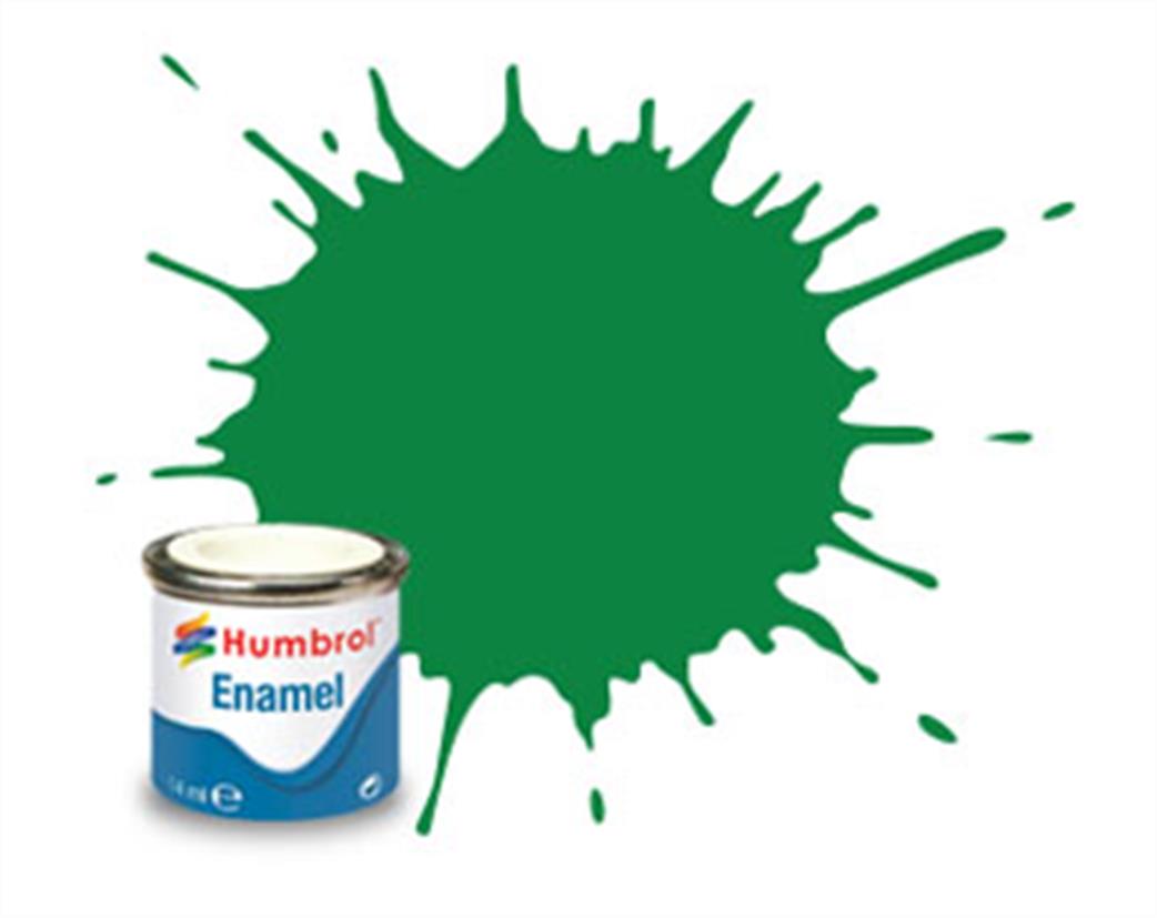 Humbrol  E14/2 2 Gloss Emerald Green Enamel Paint 14ml