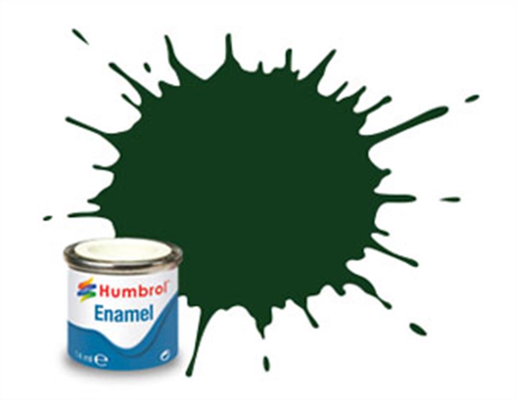 Humbrol  E14/3 3 Gloss Brunswick Green Enamel Paint 14ml