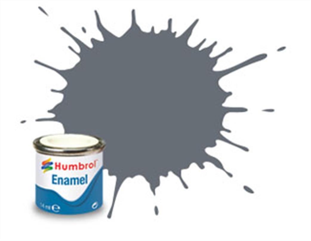 Humbrol  E14/5 5 Gloss Dark Admiral Grey Enamel Paint 14ml