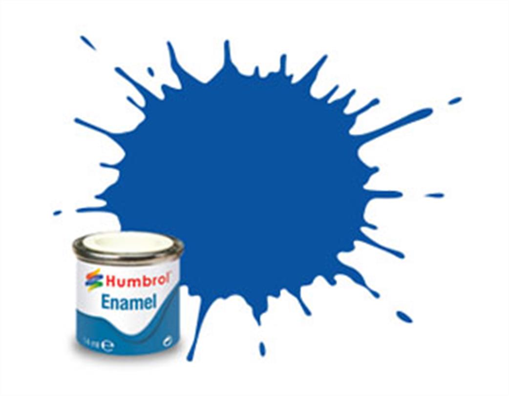 Humbrol E14/14 14 Gloss French Blue Enamel Paint 14ml