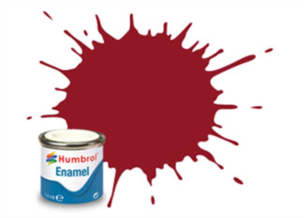 Humbrol  E14/20 20 Gloss Crimson Enamel Paint 14ml