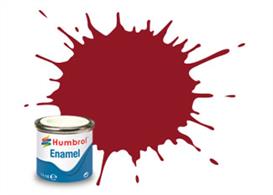 Humbrol 20 Gloss Crimson Enamel Paint 14ml E14/20