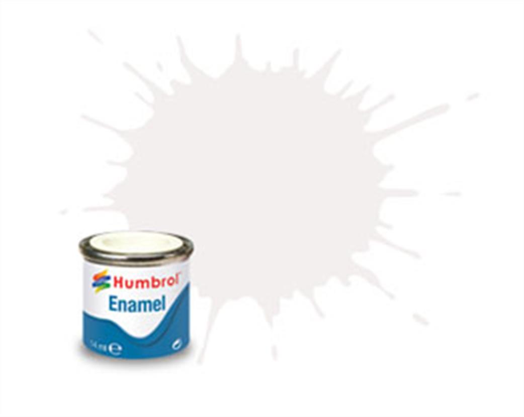 Humbrol  E14/22 22 Gloss White Enamel Paint 14ml
