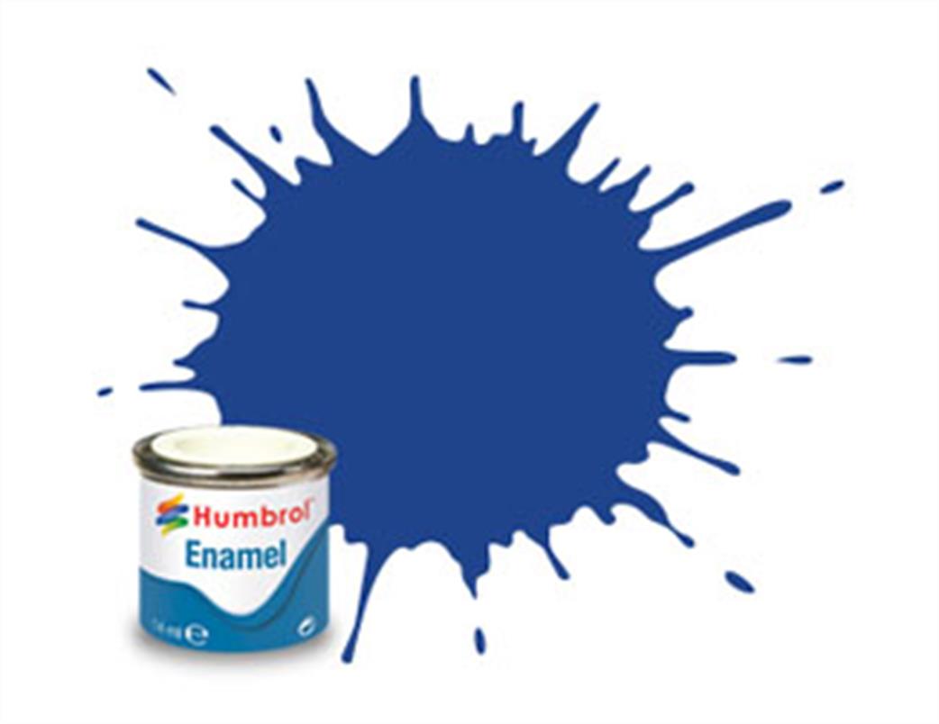 Humbrol  E14/25 25 Matt Blue Enamel Paint 14ml