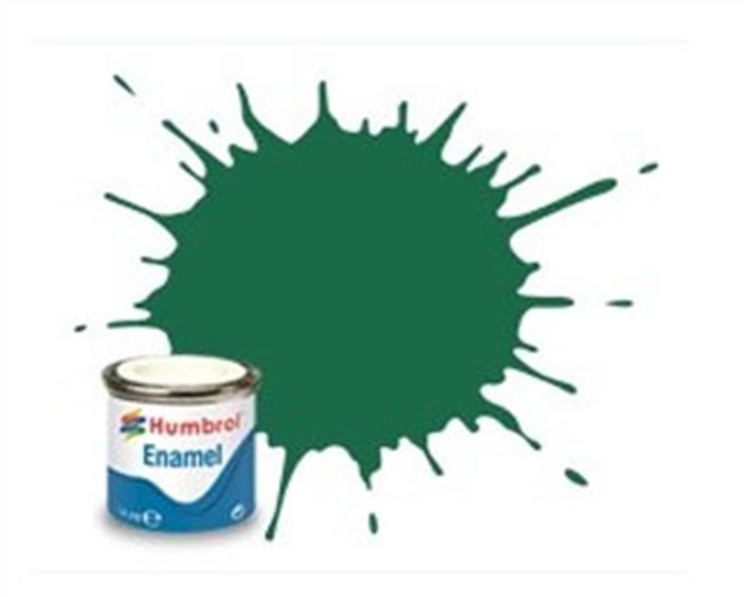 Humbrol  E14/30 30 Matt Dark Green Enamel Paint 14ml