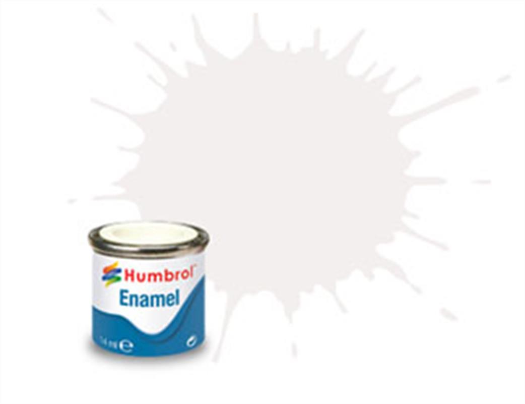 Humbrol  E14/34 34 Matt White Enamel Paint 14ml