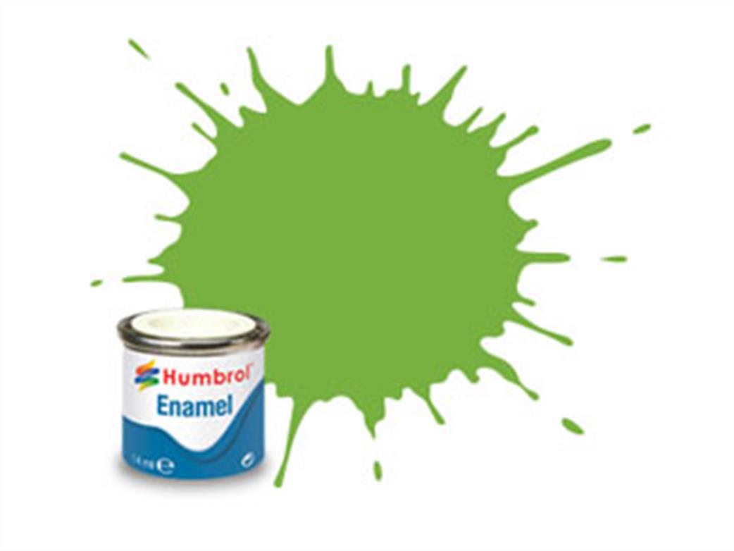 Humbrol  E14/38 38 Gloss Lime Green Enamel Paint 14ml