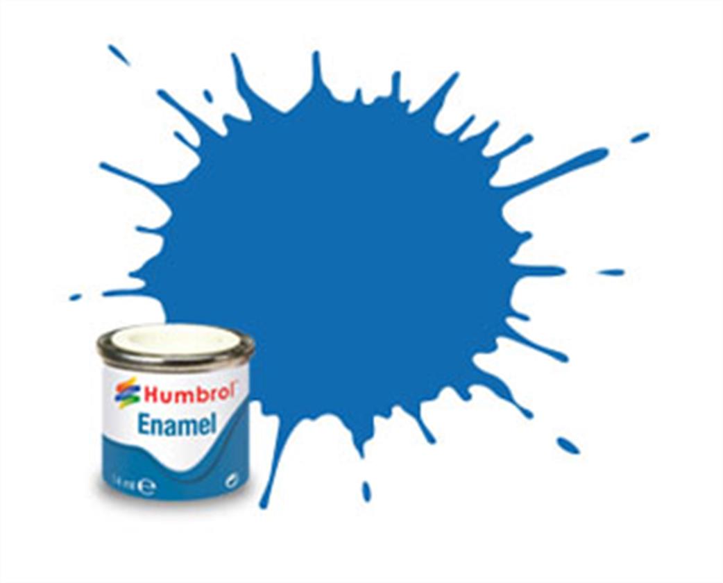 Humbrol  E14/52 52 Metallic Baltic Blue Enamel Paint 14ml