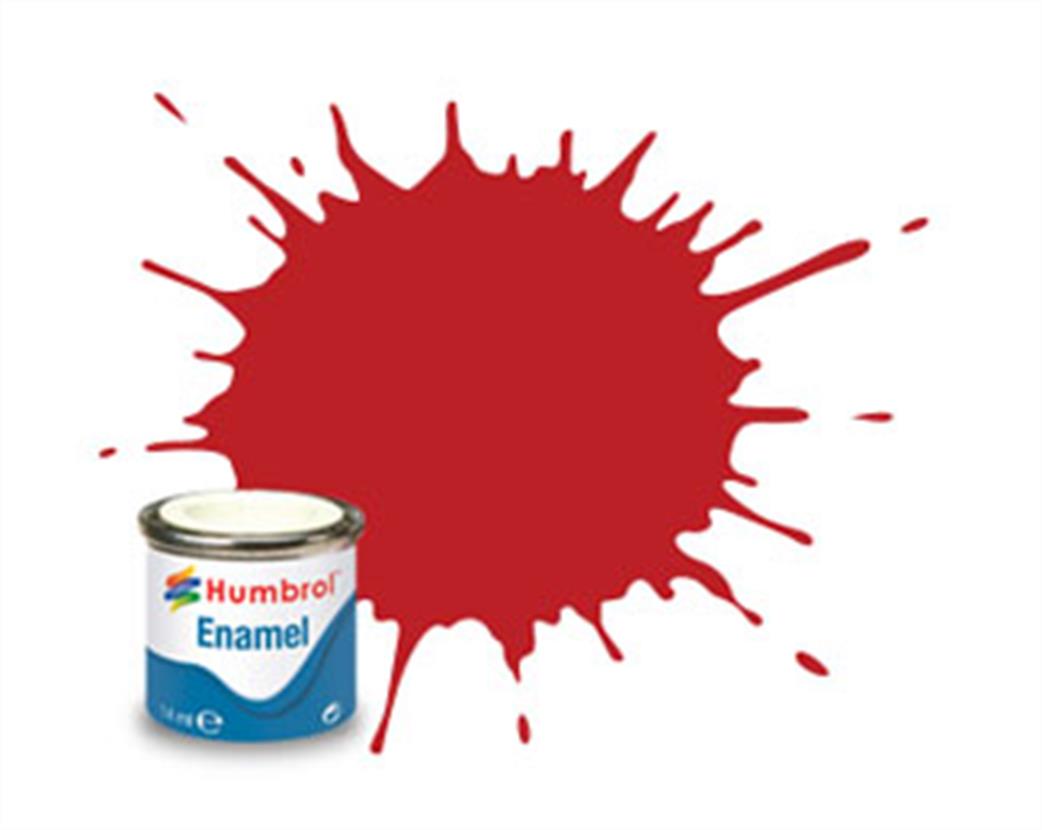 Humbrol E14/60 60 Matt Scarlet Enamel Paint 14ml
