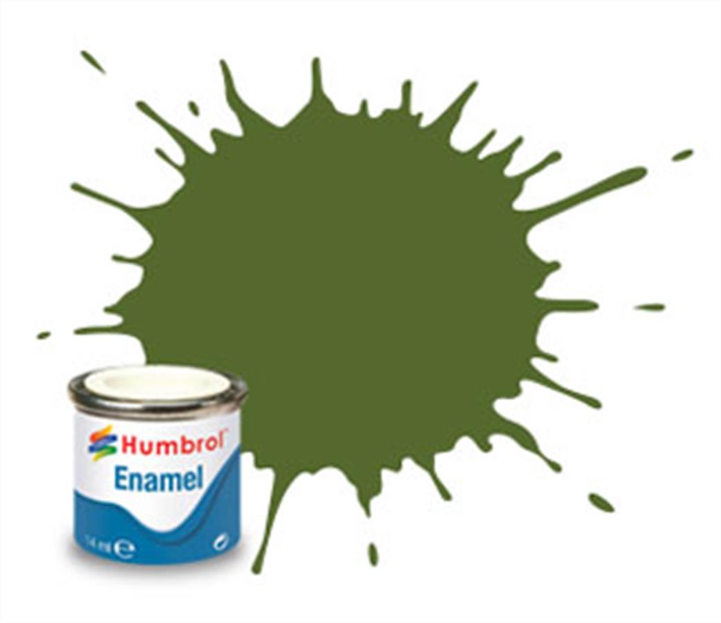 Humbrol  E14/88 88 Matt Deck Green Enamel Paint 14ml