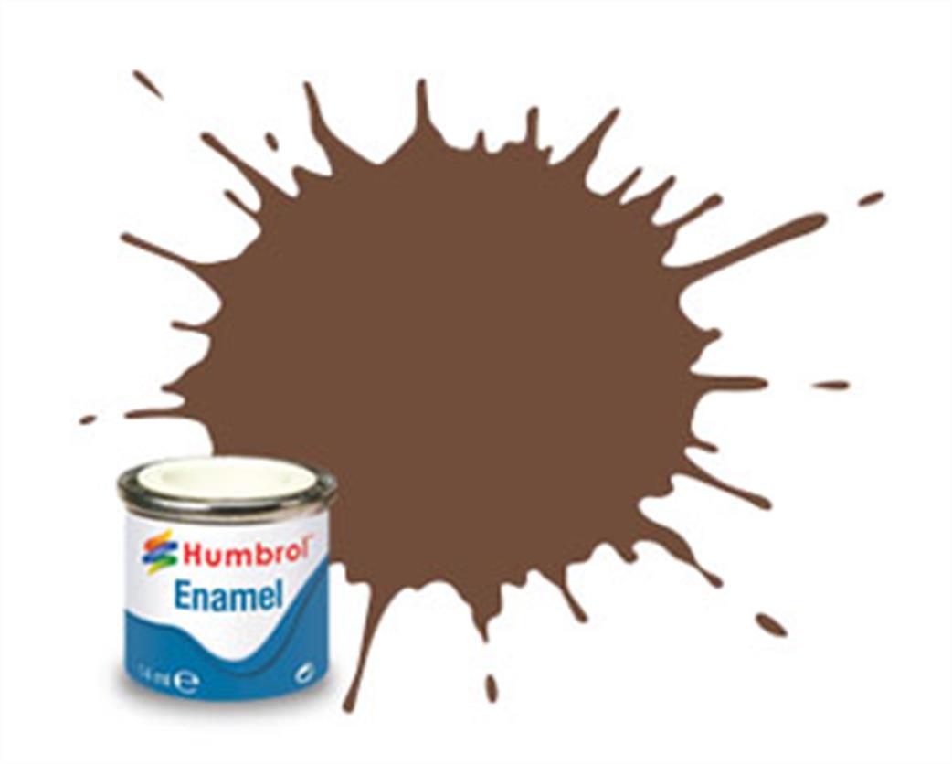 Humbrol E14/98 98 Matt Chocolate Enamel Paint 14ml