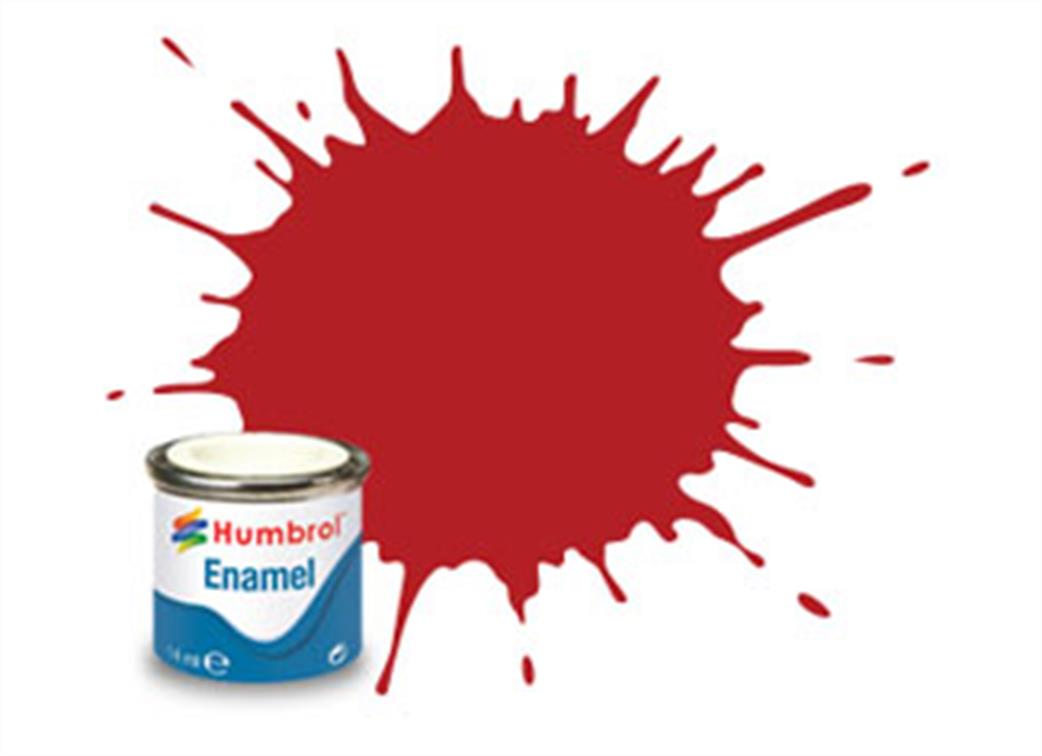 Humbrol  E14/153 153 Matt Insignia Red Enamel Paint 14ml