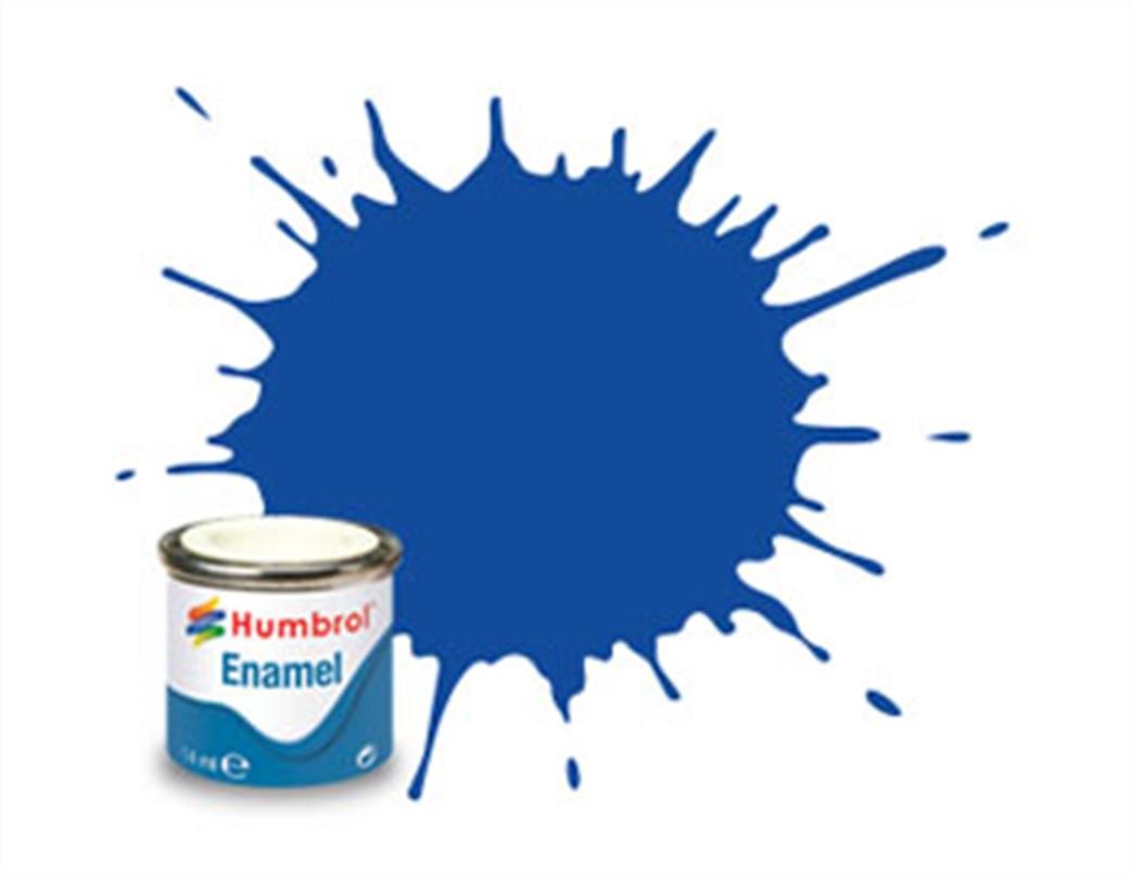 Humbrol  E14/222 222 Metallic Moonlight Blue Enamel Paint 14ml