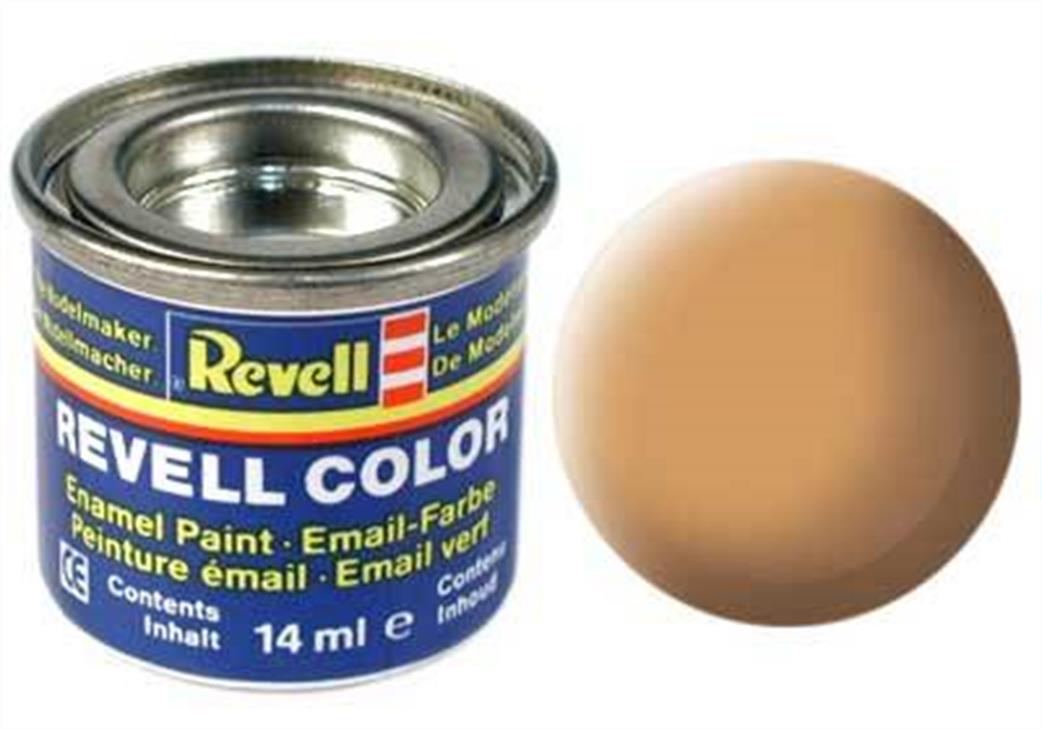 Revell  REV35 35 Matt Flesh 14ml Enamel Paint Tinlet