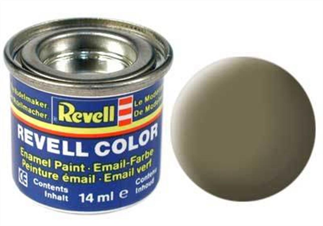 Revell  REV39 39 Matt Dark Green 14ml Enamel Paint Tinlet