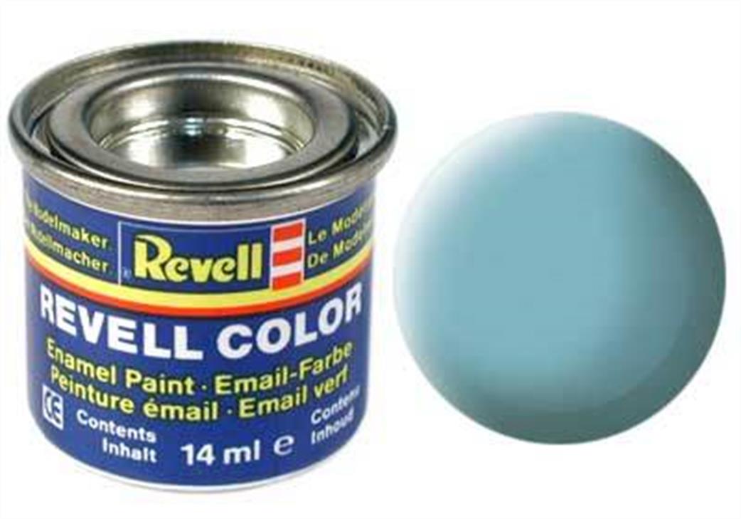 Revell  REV55 55 Matt Light Green 14ml Enamel Paint Tinlet