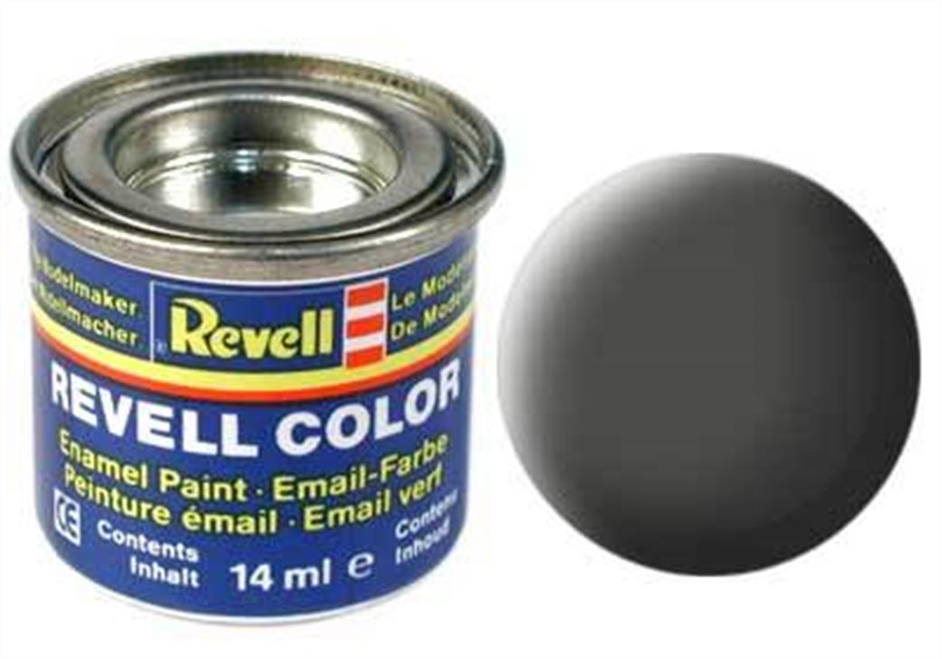 Revell  REV65 65 Matt Bronze Green 14ml Enamel Paint Tinlet