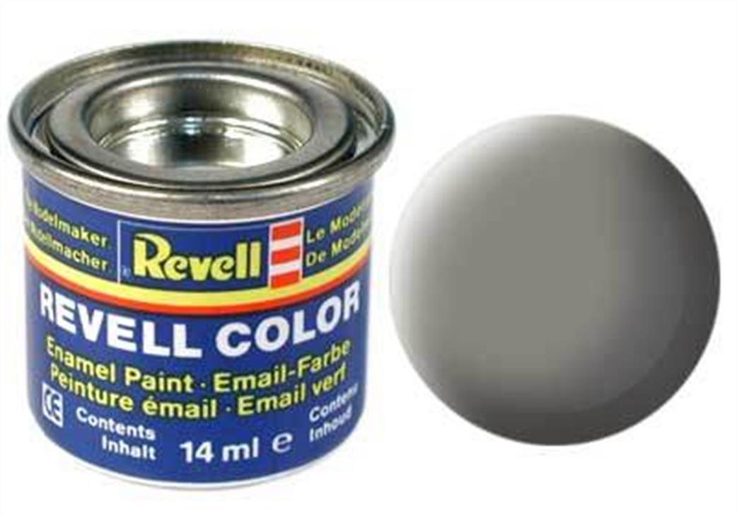 Revell  REV75 75 Matt Stone Grey 14ml Enamel Paint Tinlet