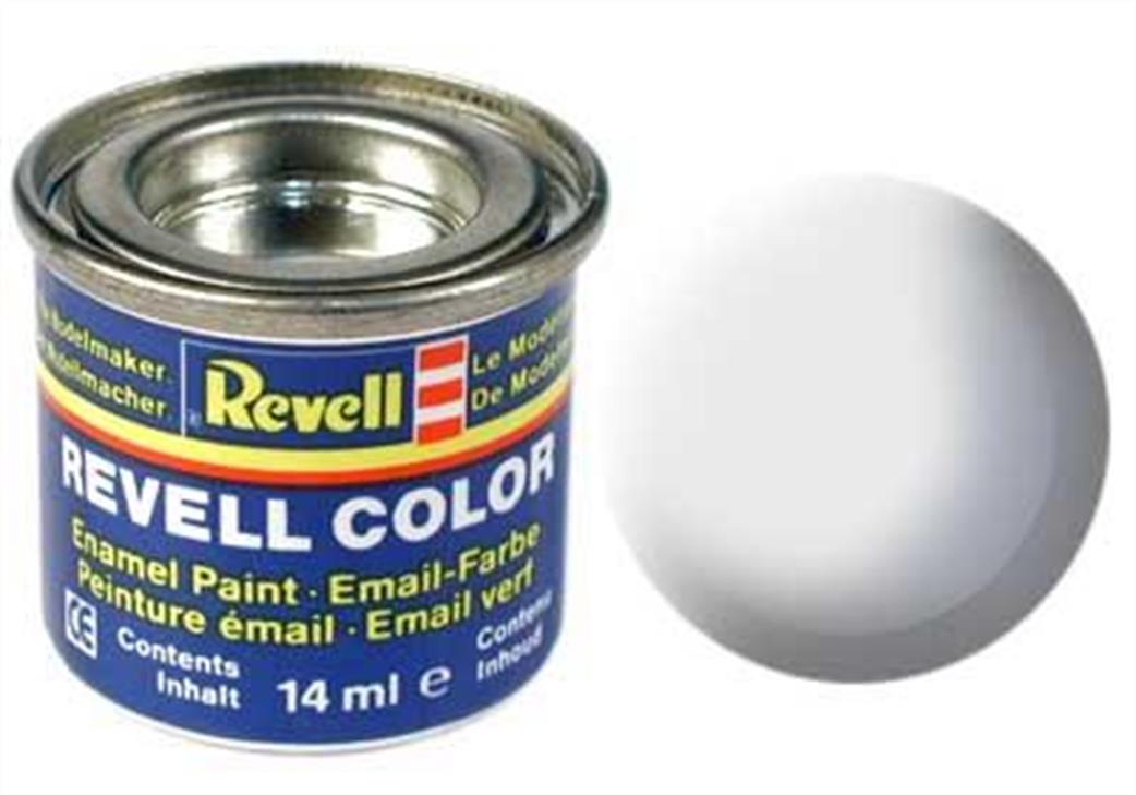 Revell  REV76 76 Matt Light Grey 14ml Enamel Paint Tinlet