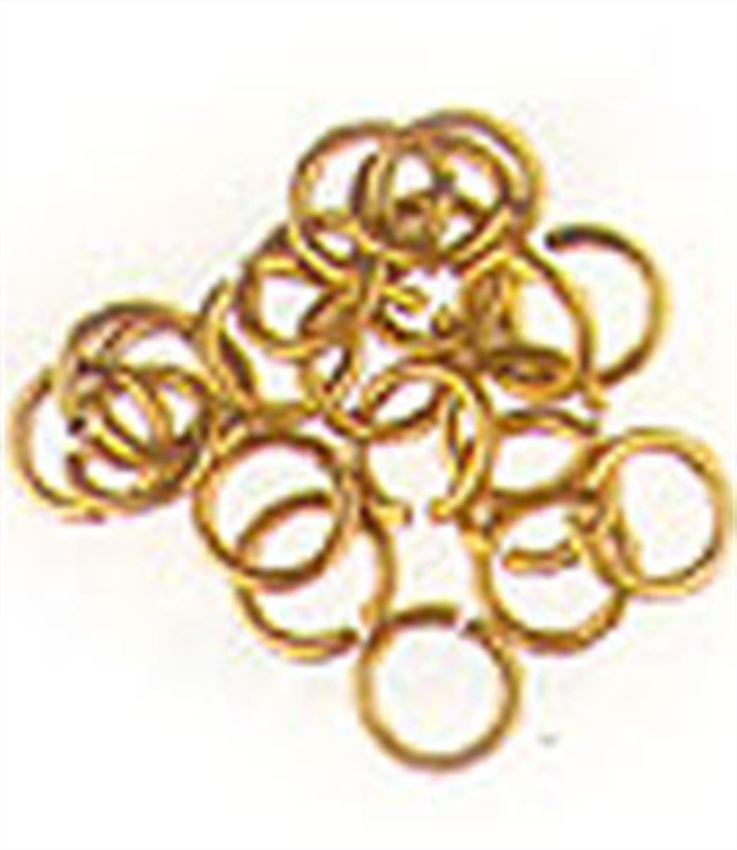 Artesania Latina 8619 Brass Rings Large 4mm 75 per pack (8110)