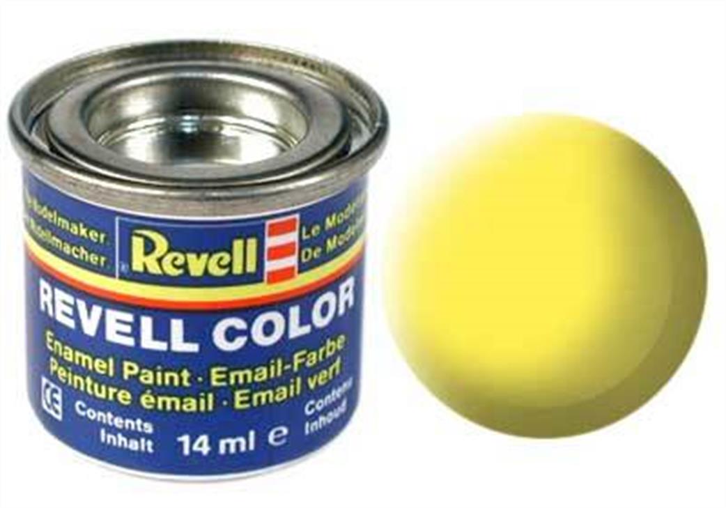 Revell  REV15 15 Matt Yellow 14ml Enamel Paint Tinlet