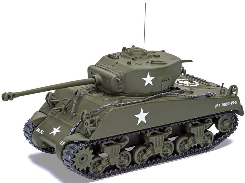 Corgi 1/50 CC51031 Sherman M4 A3 – US Army, Luxembourg 1944 Diecast Model