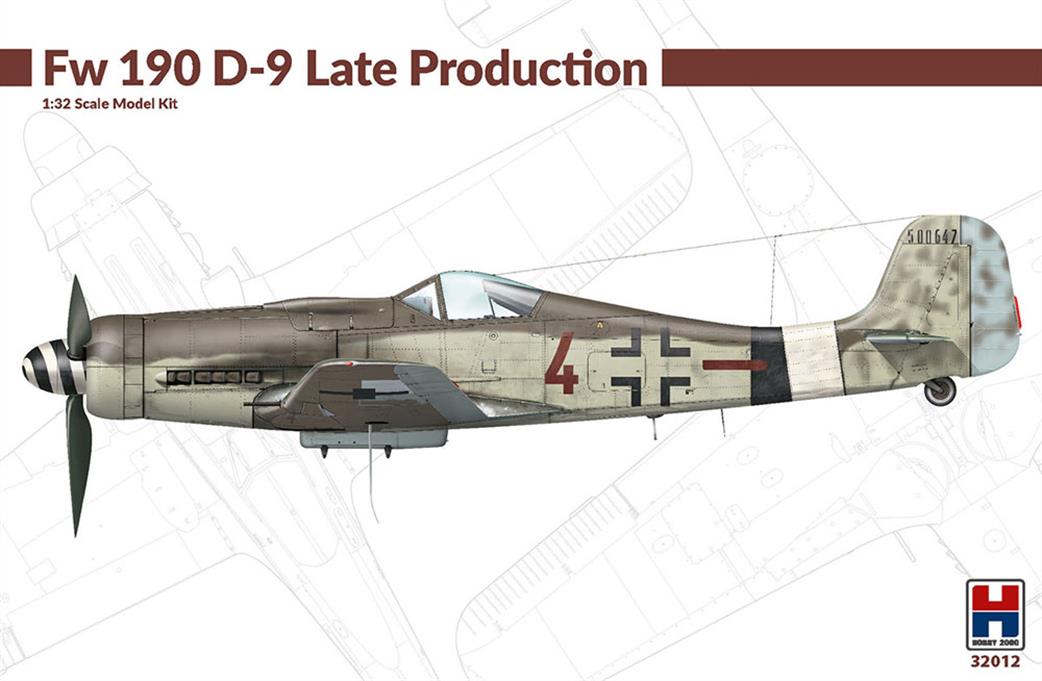 Hobby 2000 1/32 32012 Focke Wulf Fw190D-9 late Production WW2 German Fighter