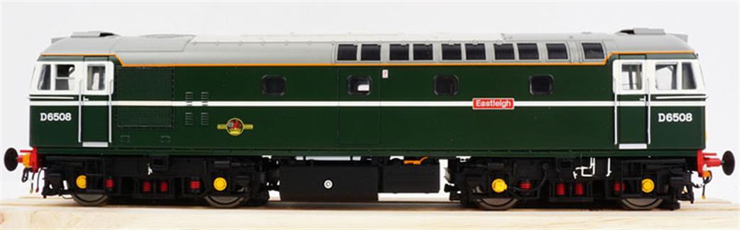Heljan O Gauge 3406 BR D6508 Eastleigh Class 33 Diesel Locomotive Heritage Green Livery