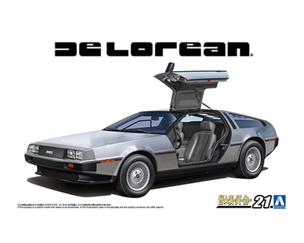 Aoshima 1/24 06435 1982 Delorean DMC-12 Sportcar Car kit no21
