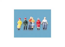 Fully painted figures to add to your station seats, or rail or road vehicles.