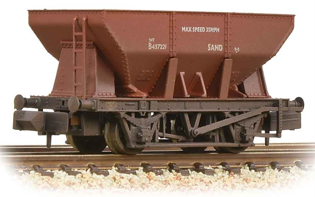 Graham Farish N 373-216A BR 21 ton Iron Ore Hopper Wagon Bauxite Early Weathered