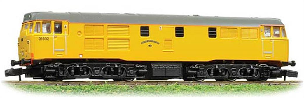Graham Farish N 371-105 Network Rail 31602 Class 31 A1A-A1A Diesel Network Rail Engineering Yellow