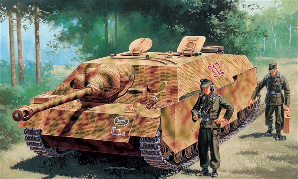 Italeri 1/35 6488 German Sdkfz162 Jagdpanzer IV