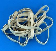 These white rubber bands are the best available NOT LATEX they are resistant against ultra violet (don't rot in the sun) and long lasting. Rinse in washing up liquid after use for even longer life.24 per packet