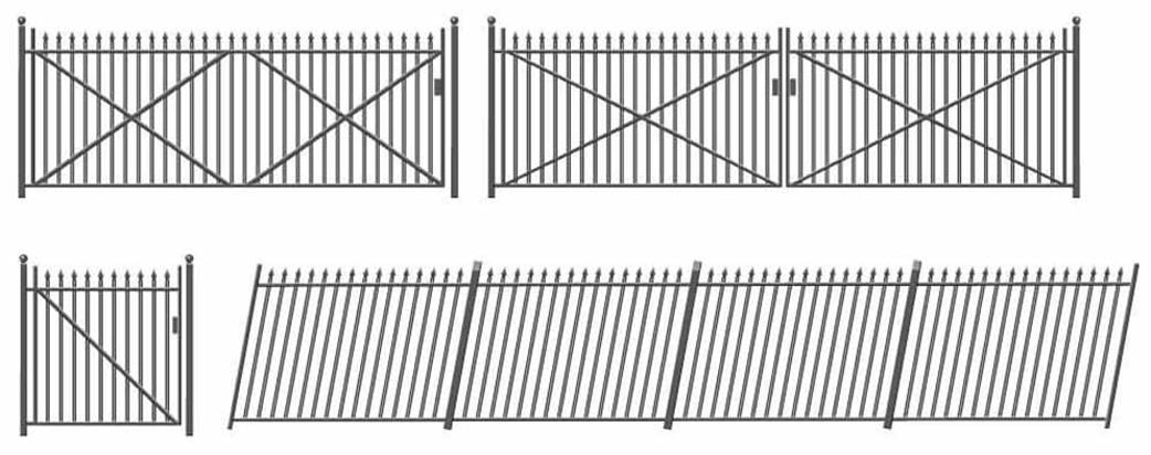 Ratio OO 435 GWR Spear Fencing Ramps And Gates
