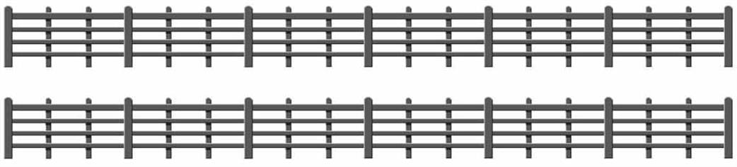 Ratio OO 425 Wooden Lineside Fencing Black