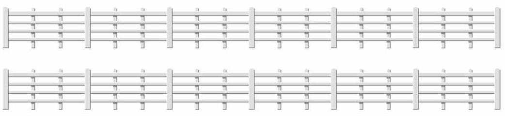 Ratio OO 424 Lineside Fencing White