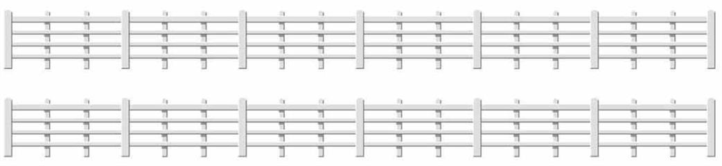 Ratio OO 424 Lineside Fencing White