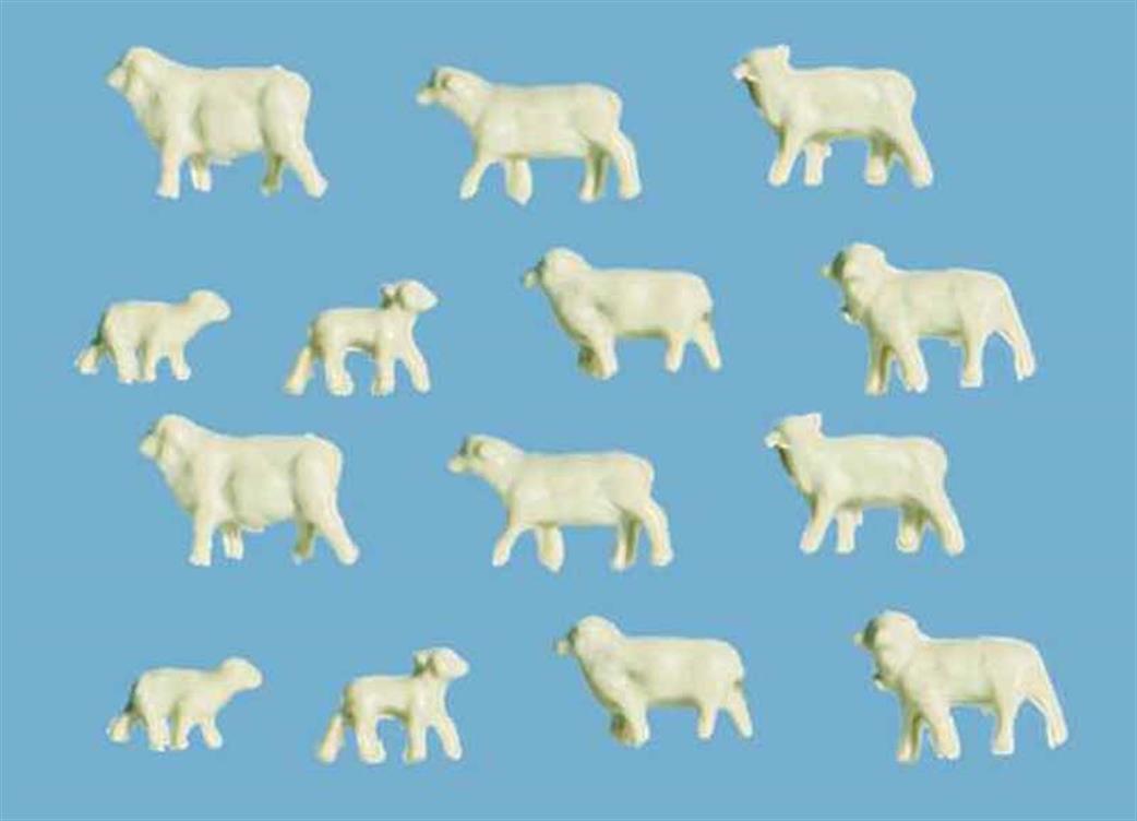 Peco Modelscene N 5177 Sheep And Lambs Pack of 14