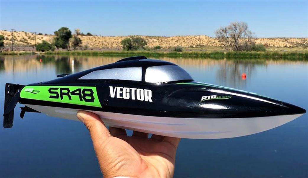 Volantex RC V79703RBD Vector SR48 Brushed  Boat RTR Black/Green